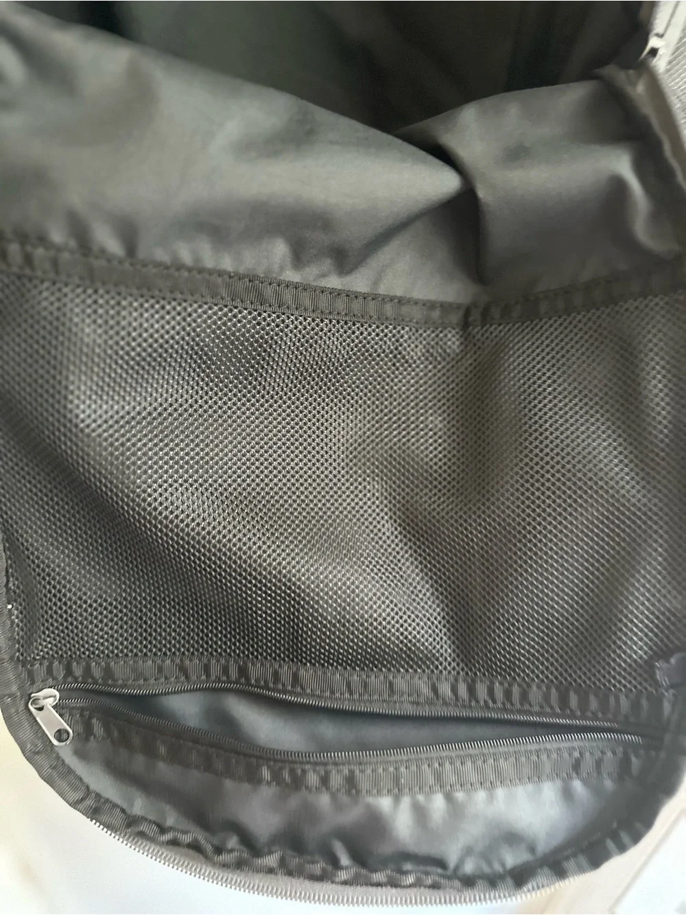 Nike Backpack Gray Black Large Swoosh Logo School Laptop Book Bag